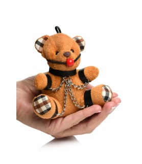 Porte-clés Teddy Bear bâillonné