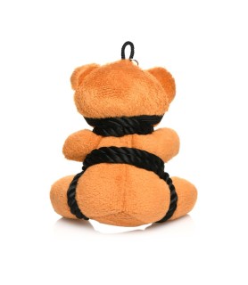 Porte-clés Teddy Bear en tenue Bondage