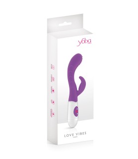 Vibromasseur Rabbit Leola violet - Yoba