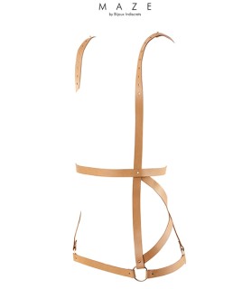 Robe harnais marron - Maze