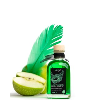 Huile de massage embrassable Sexy Therapy Pomme