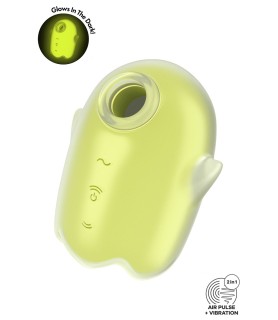 Stimulateur sans contact et vibrant Glowing Ghost yellow - Satisfyer