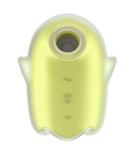 Stimulateur sans contact et vibrant Glowing Ghost yellow - Satisfyer
