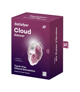 Stimulateur sans contact et vibrant Cloud Dancer - satisfyer