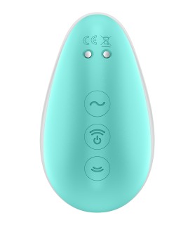 Stimulateur Pixie Dust air pulsé et vibrations - rose et menthe