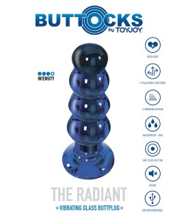 Plug vibrant en verre The Radiant