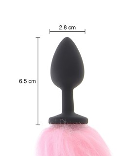 Plug anal Licorne avec queue lumineuse - Taboom