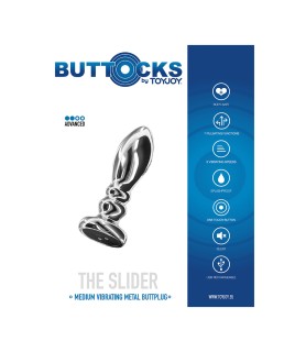 Plug vibrant en métal The Slider M 